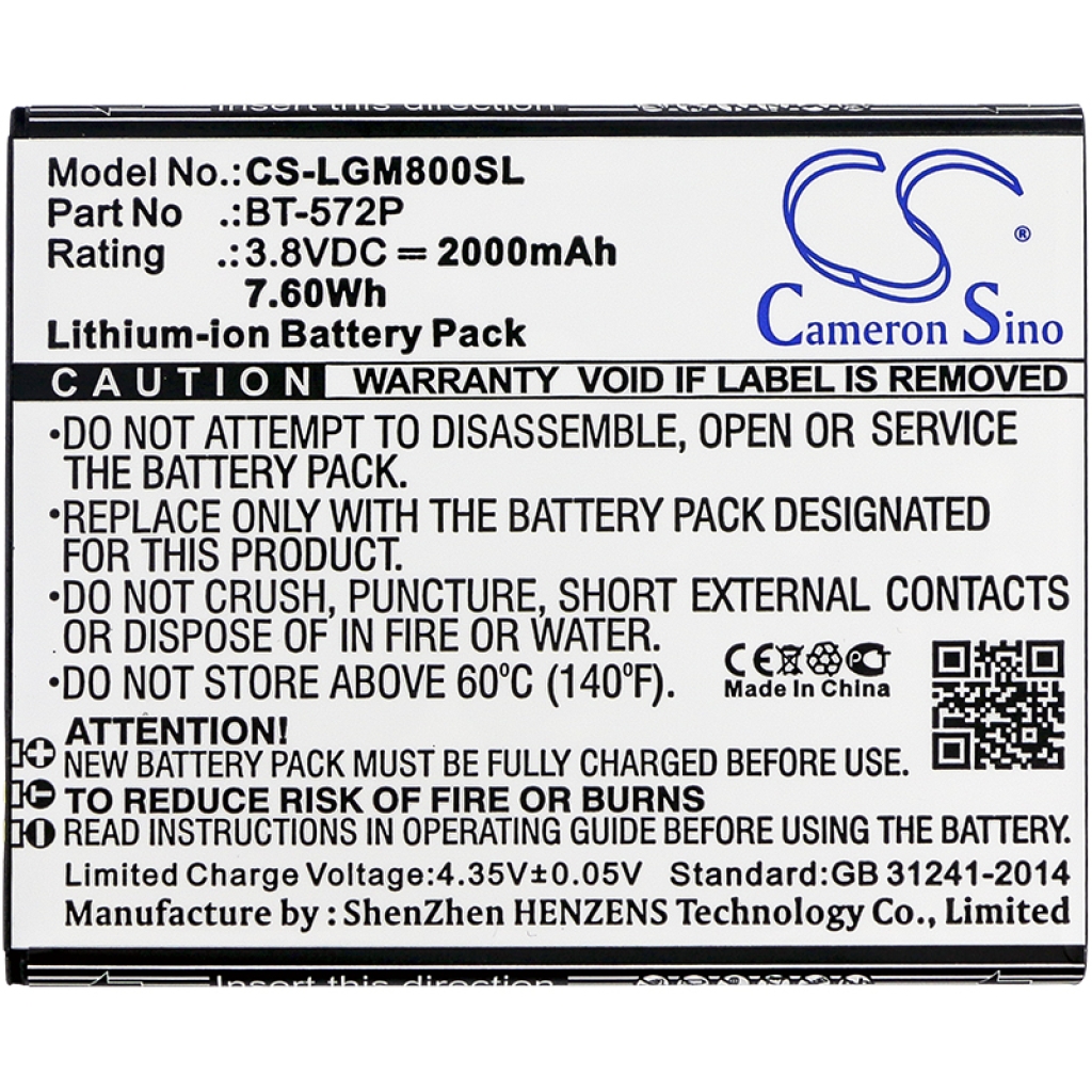 Baterie Înlocuiește BT-572P