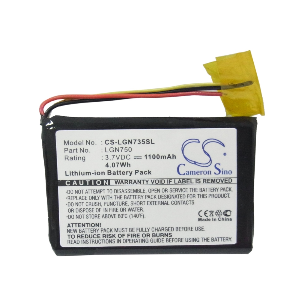 Baterie GPS, Navigator LG LN704 (CS-LGN735SL)
