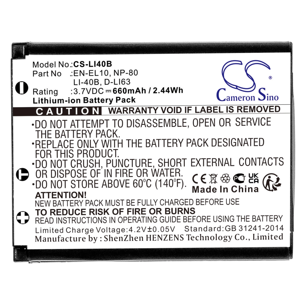Camera Battery Rollei Compactline 360TS