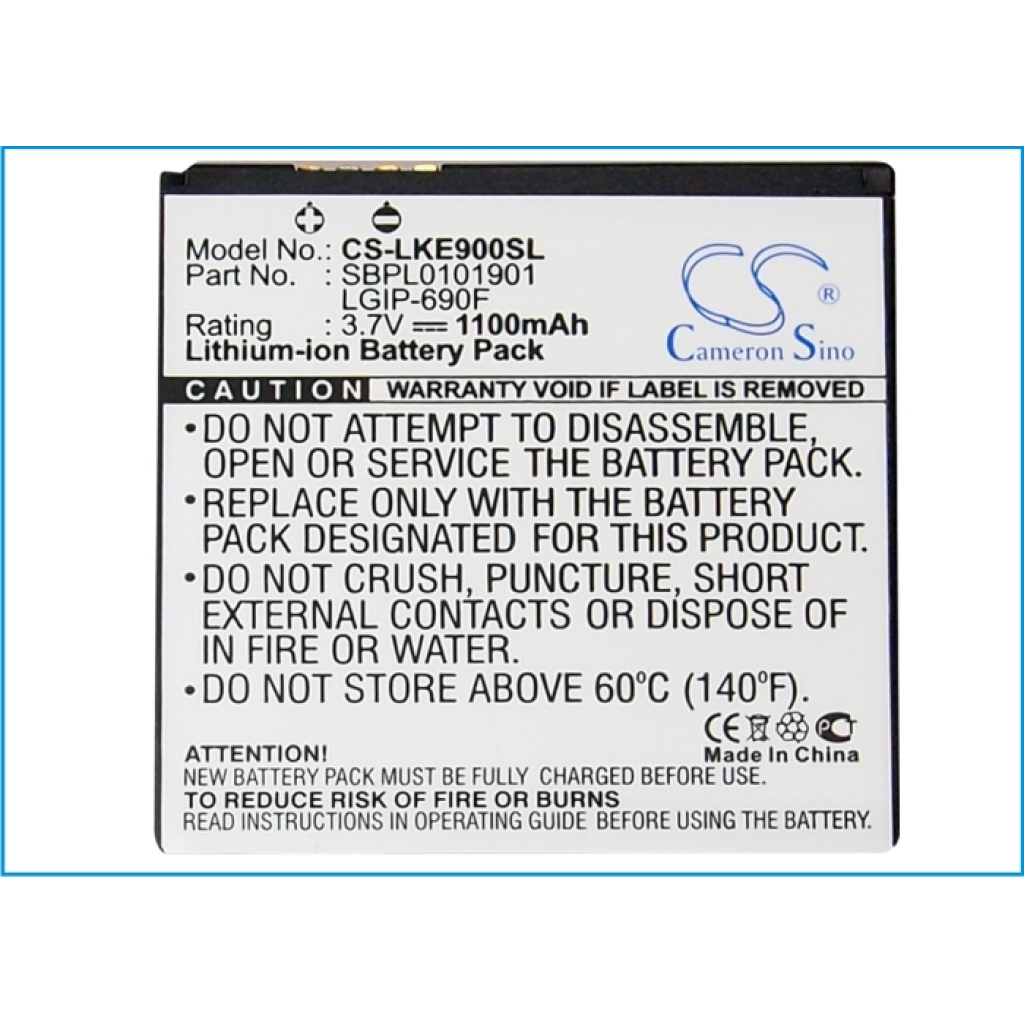 Baterie compatibil cu LG CS-LKE900SL