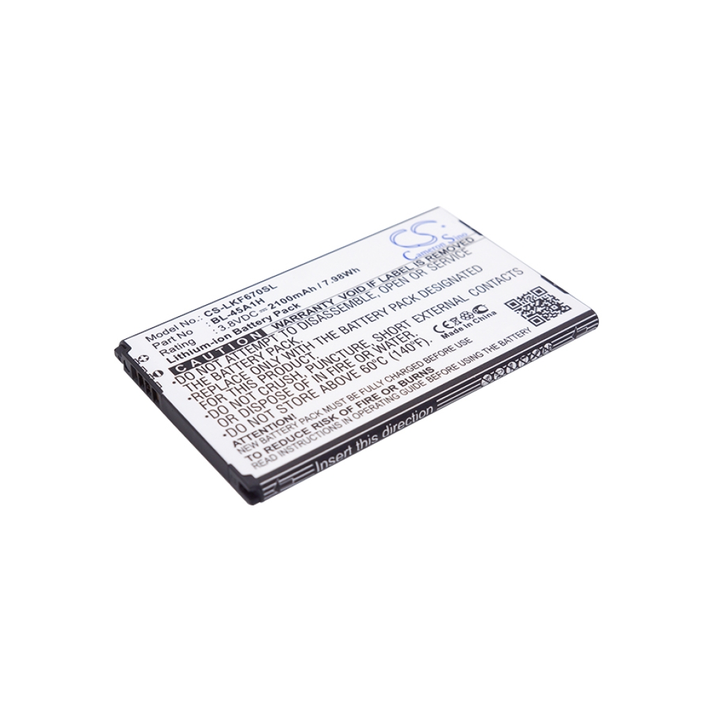 Înlocuire compatibilă pentru bateria LG BL-45A1H,EAC63158301