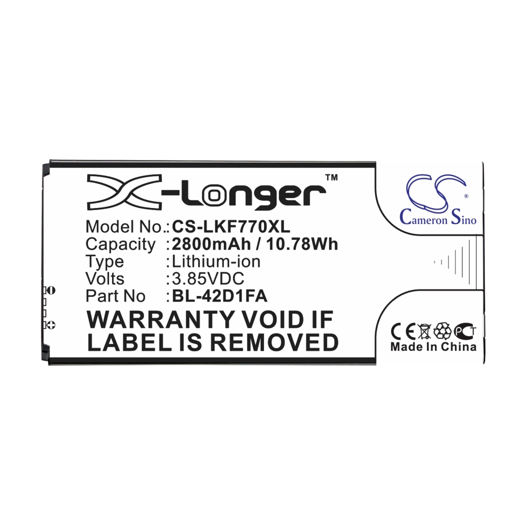 Înlocuire compatibilă pentru bateria LG BL-42D1FA,EAC63238201