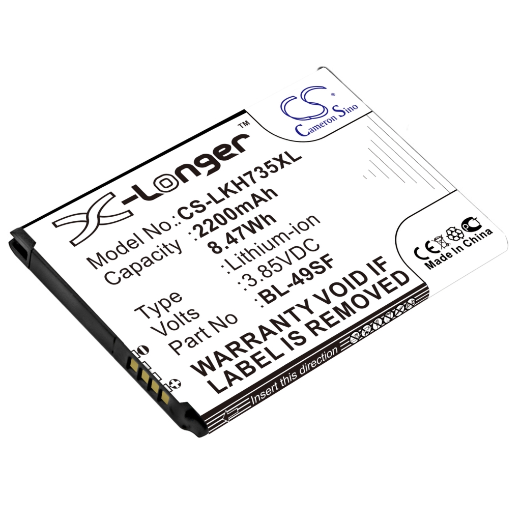 Înlocuire compatibilă pentru bateria LG BL-49SF,EAC92919001