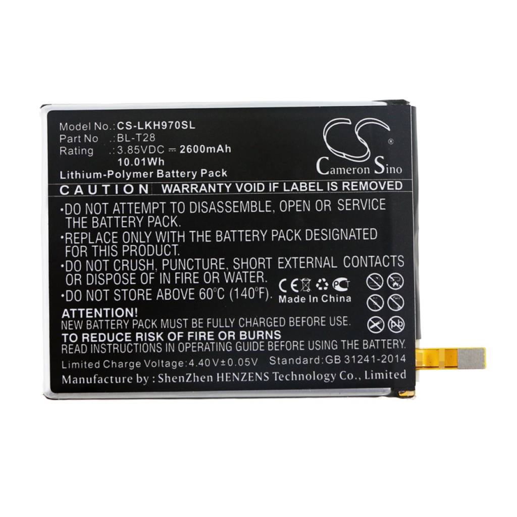 Înlocuire compatibilă pentru bateria LG BL-T28,EAC63361501