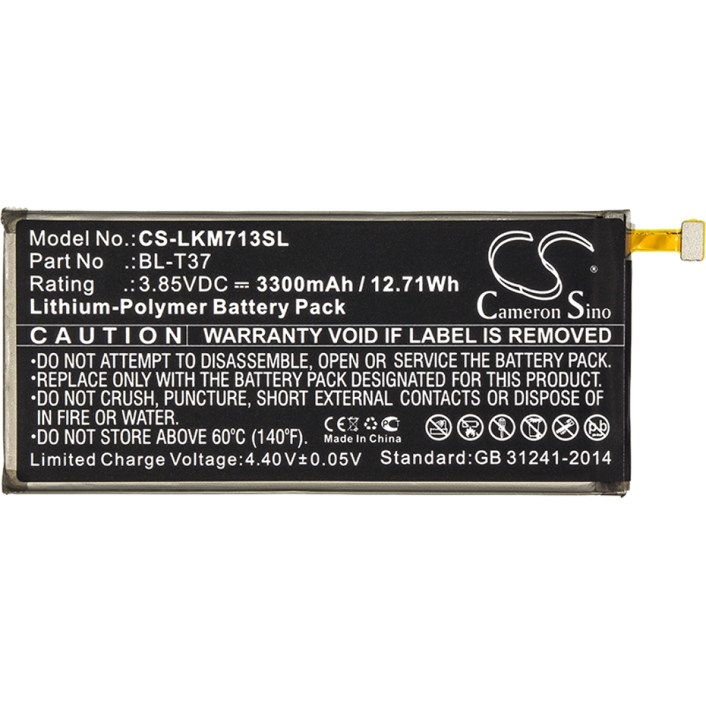 Înlocuire compatibilă pentru bateria LG BL-T37,EAC63958201