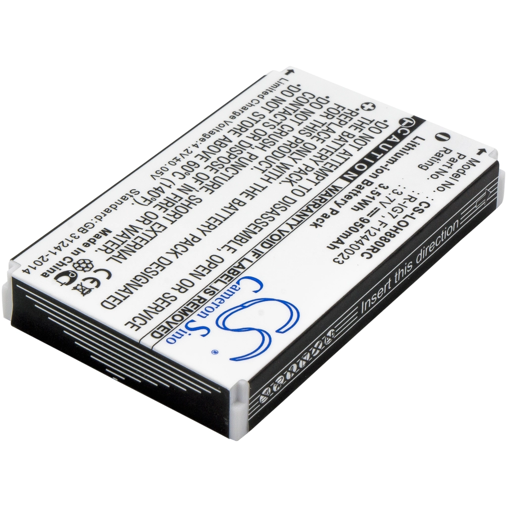 Remote Control Battery Logitech Harmony 880 Remote