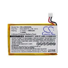 Înlocuire compatibilă pentru bateria Logitech 533-000070,L/N: 1212