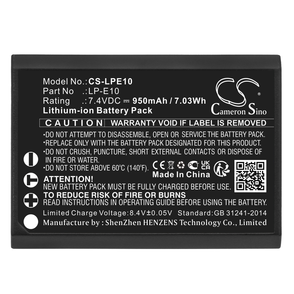 Înlocuire compatibilă pentru bateria Canon LP-E10
