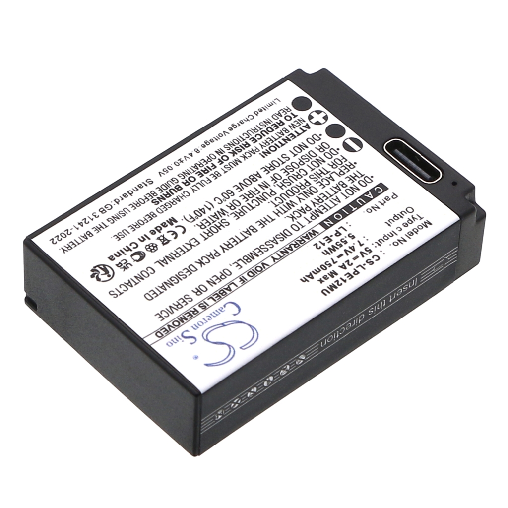Înlocuire compatibilă pentru bateria Canon LP-E12