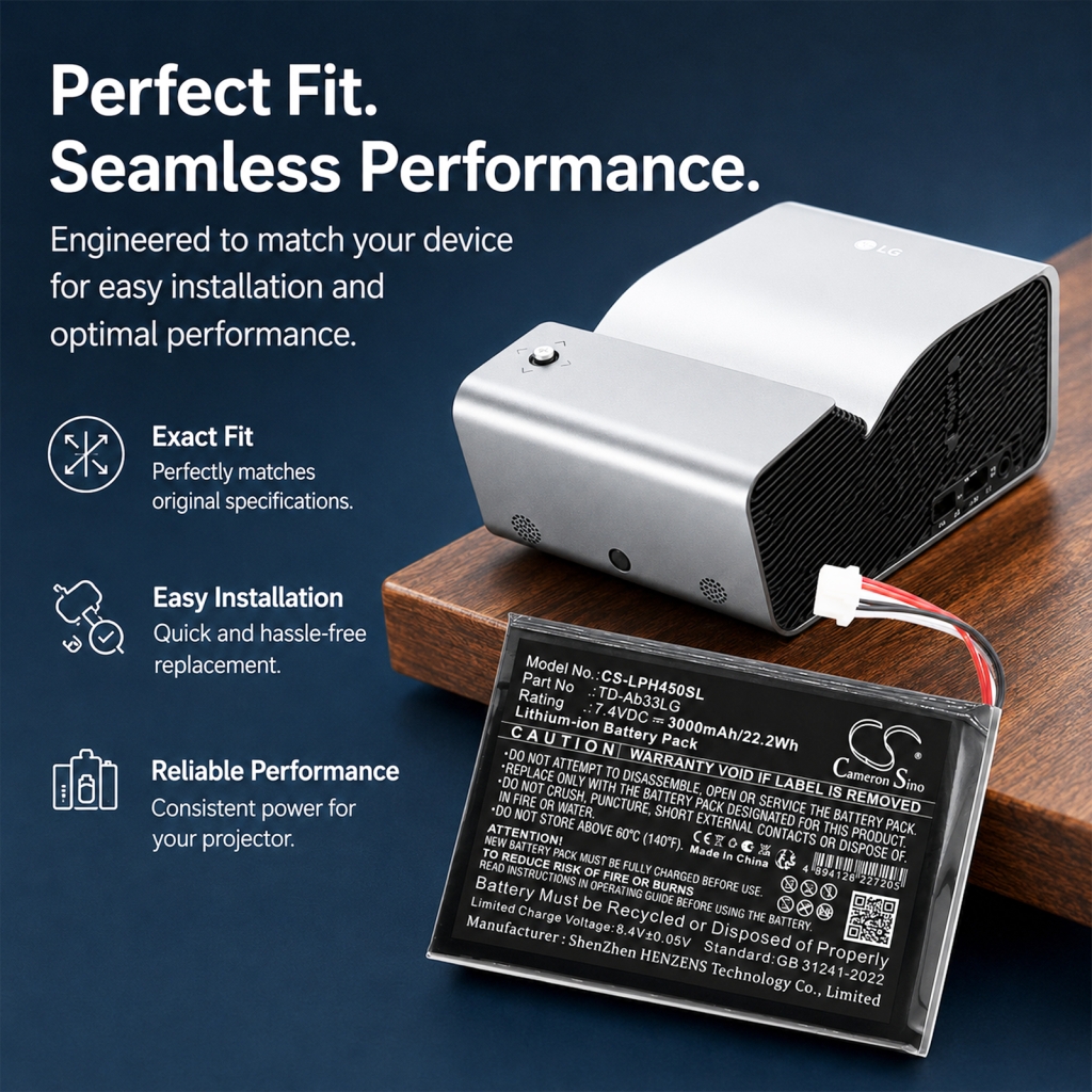 Battery compatible with Projector Battery
