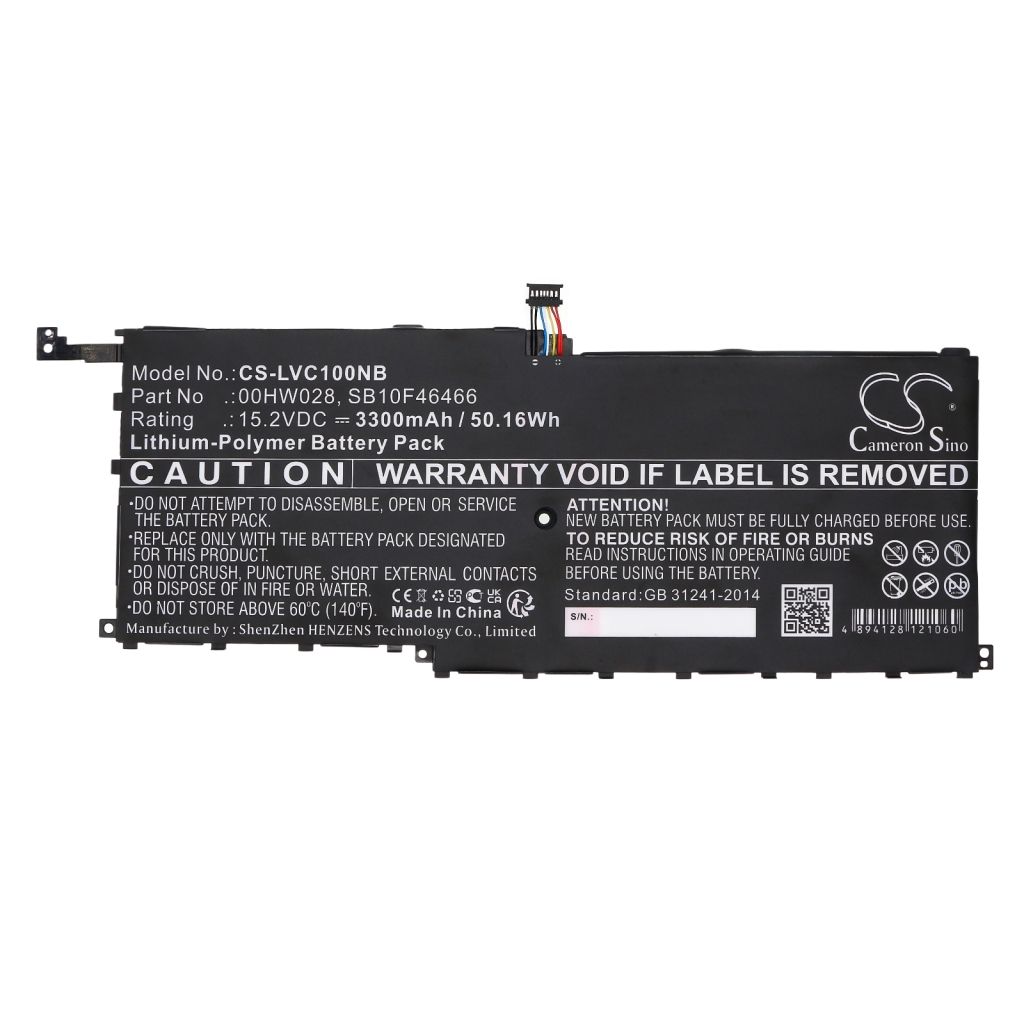 Baterii pentru laptop Lenovo ThinkPad X1 Yoga(20JDA00ECD) (CS-LVC100NB)
