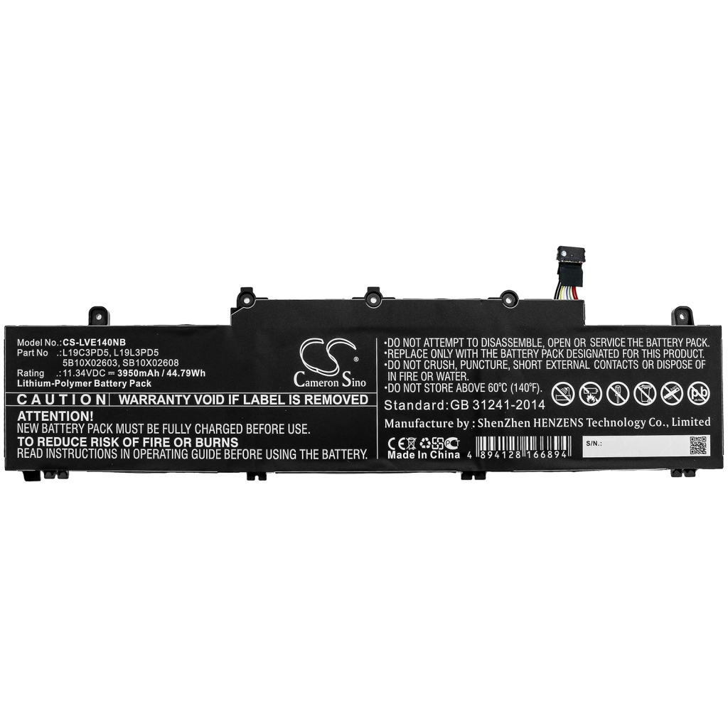 Battery Replaces L19C3PD5