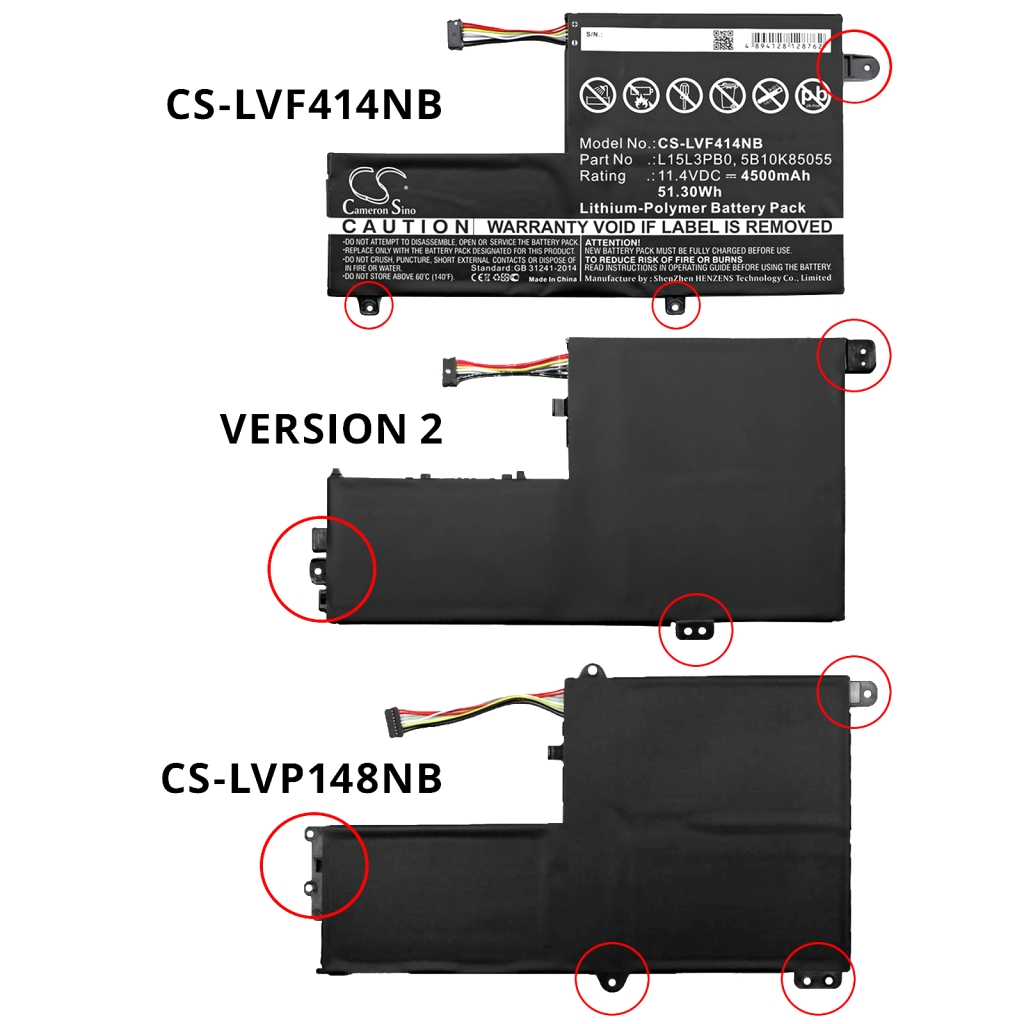 Baterii pentru laptop Lenovo IdeaPad 330S-14IKB (CS-LVF414NB)