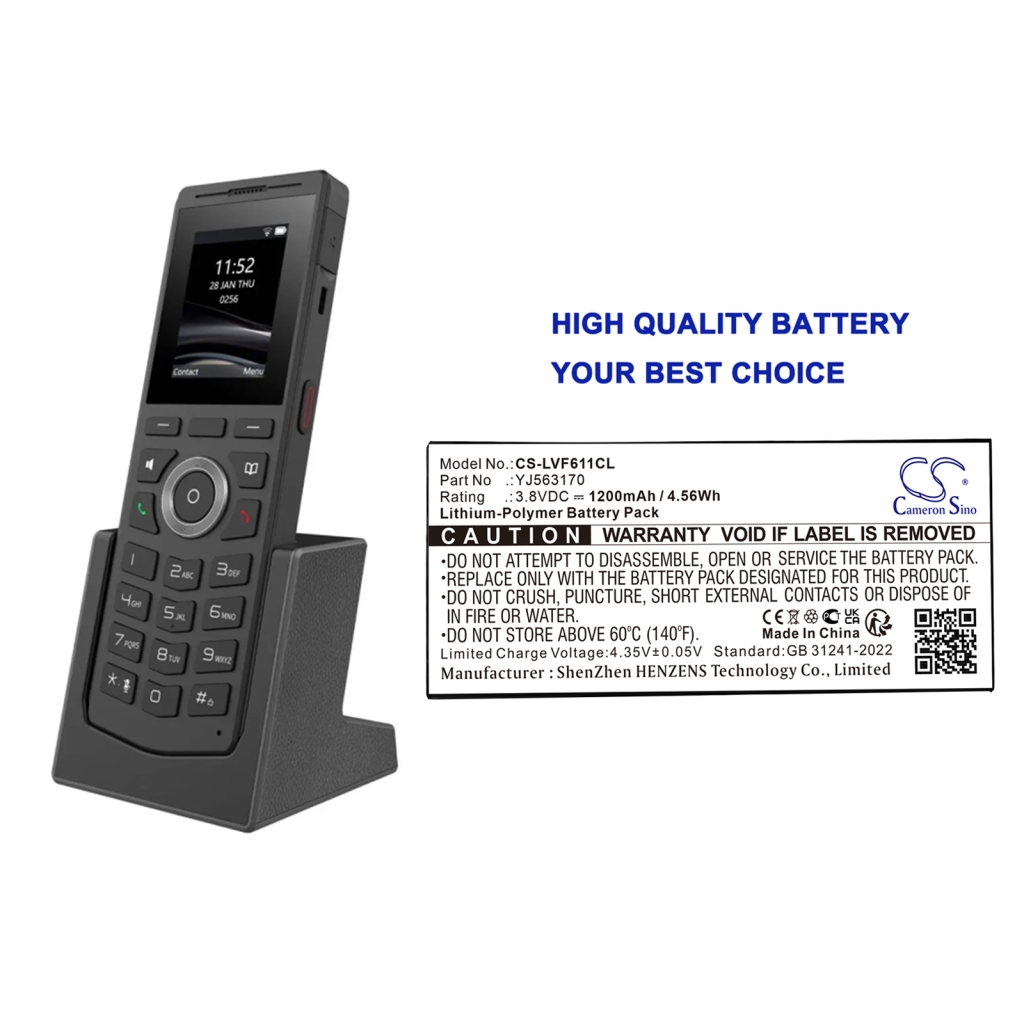 Baterie telefon fără fir Linkvil Fanvil W611W (CS-LVF611CL)
