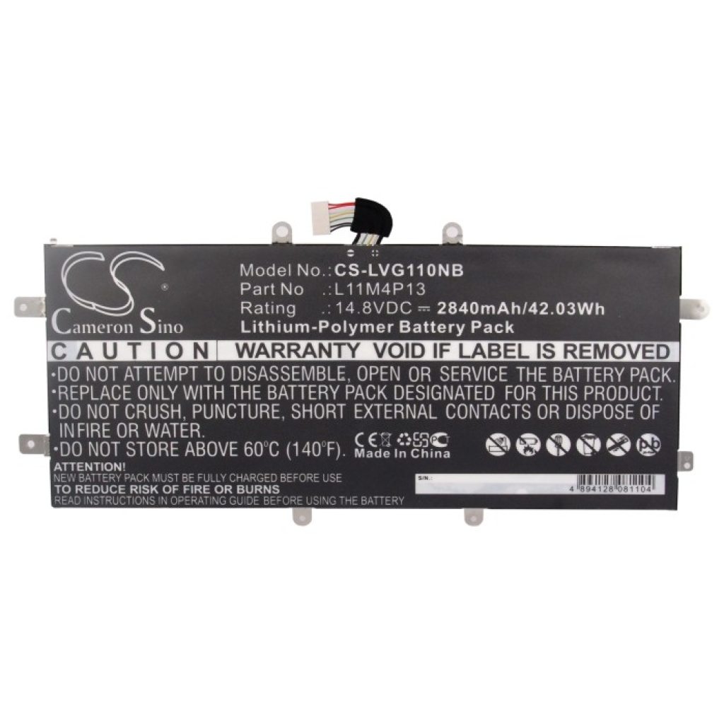 Baterii pentru laptop Lenovo IdeaPad Yoga11S-ITH(U) (CS-LVG110NB)
