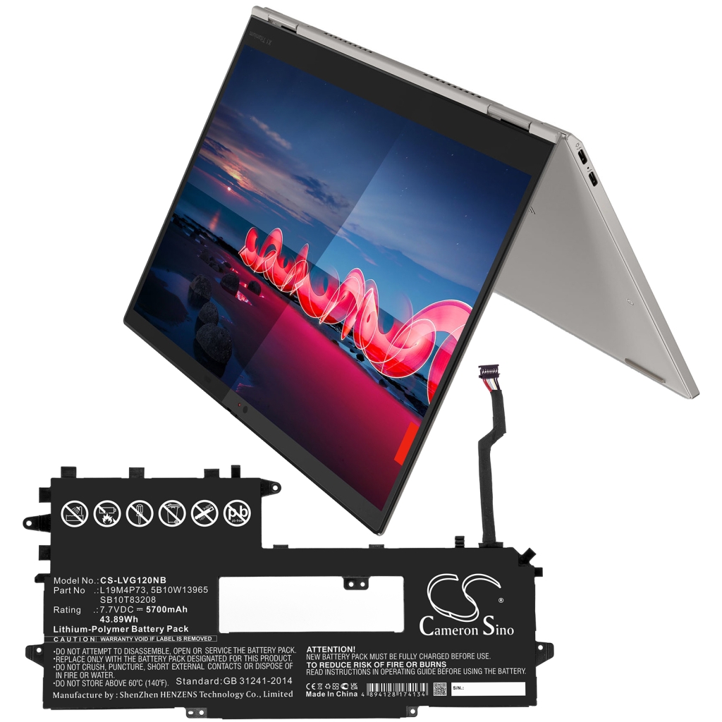 Baterii pentru laptop Lenovo ThinkPad X1 Titanium Yoga Gen 1 (CS-LVG120NB)
