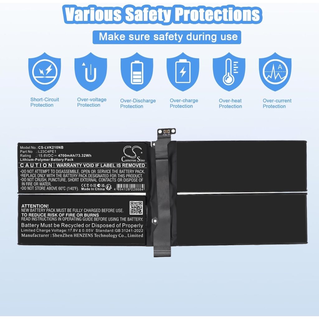 Baterie compatibil cu Lenovo CS-LVK210NB