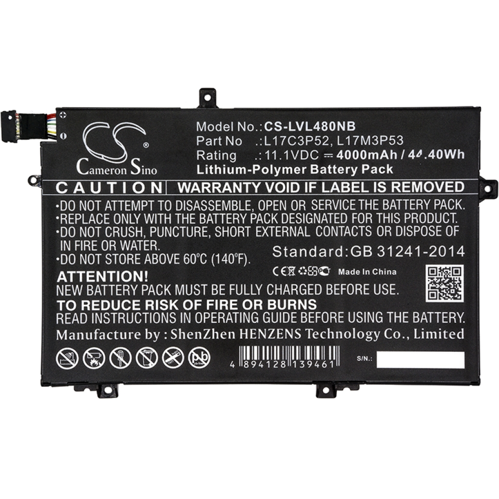 Battery Replaces L17M3P53