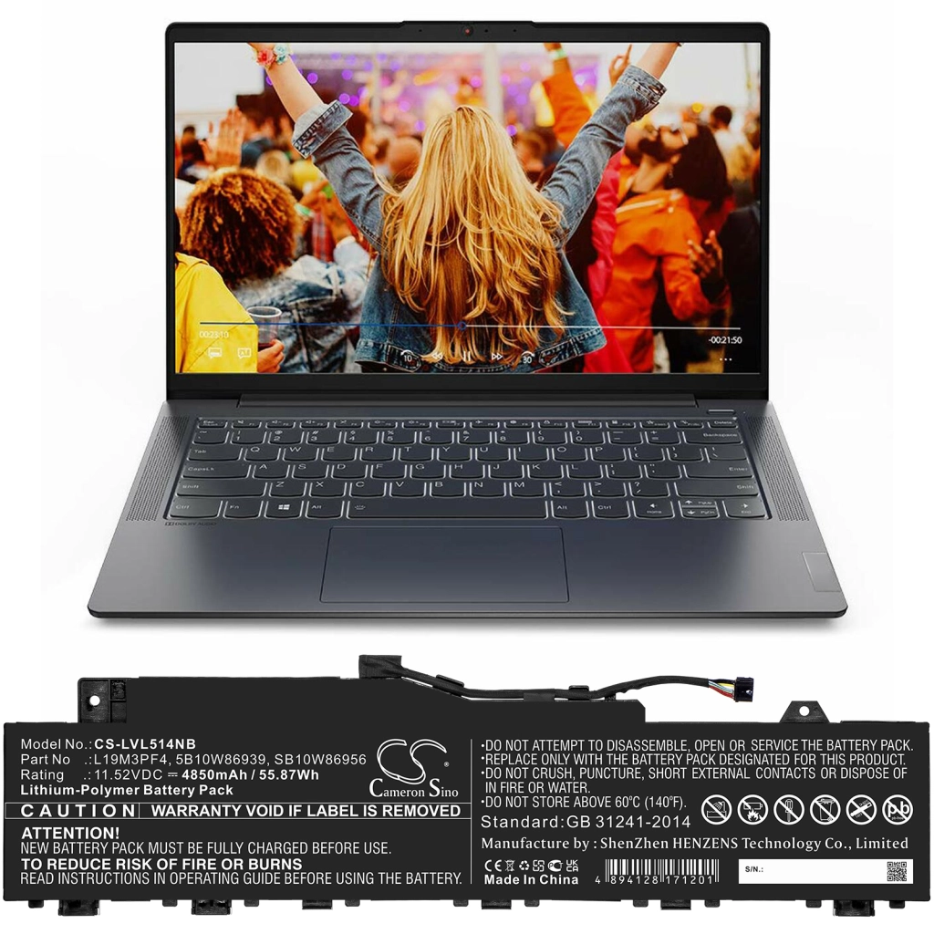Notebook battery Lenovo IdeaPad 5 15ARE05-81YQ002BMH