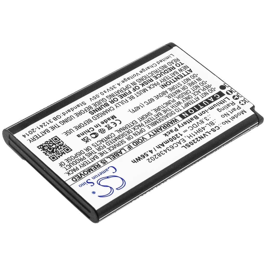 Înlocuire compatibilă pentru bateria LG BL-49H1H,EAC63438202
