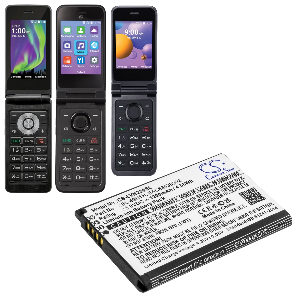 Înlocuire compatibilă pentru bateria LG BL-49H1H,EAC63438202