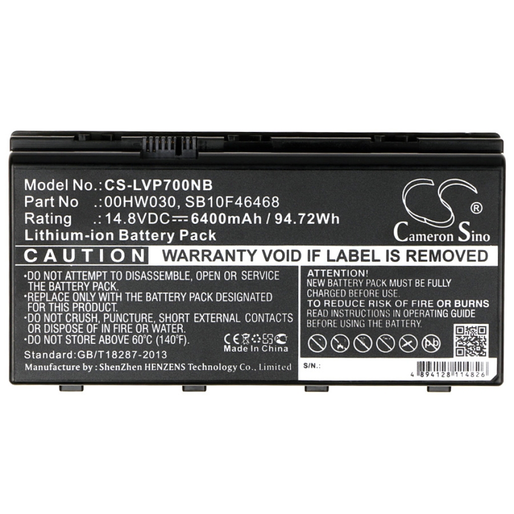 Baterii pentru laptop Lenovo ThinkPad P71(20HKA01XCD) (CS-LVP700NB)