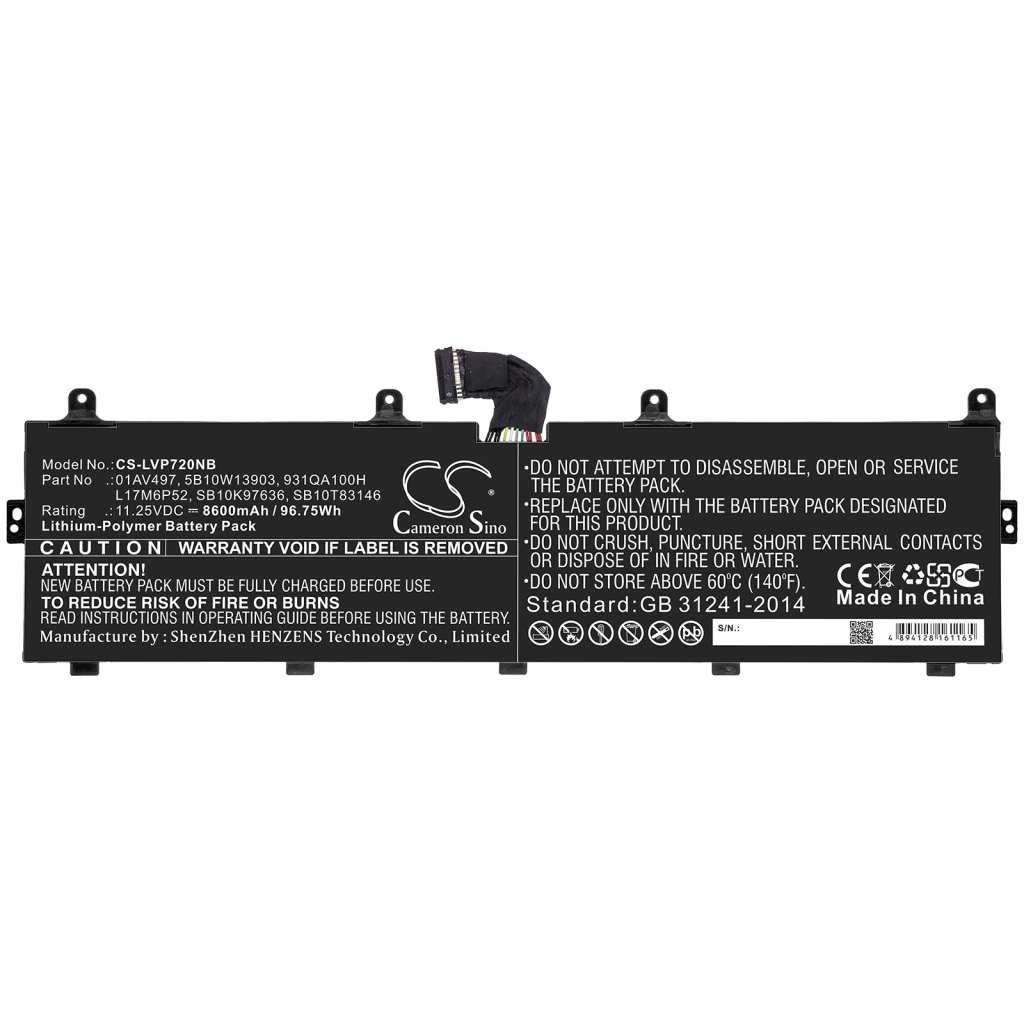 Baterii pentru laptop Lenovo CS-LVP720NB