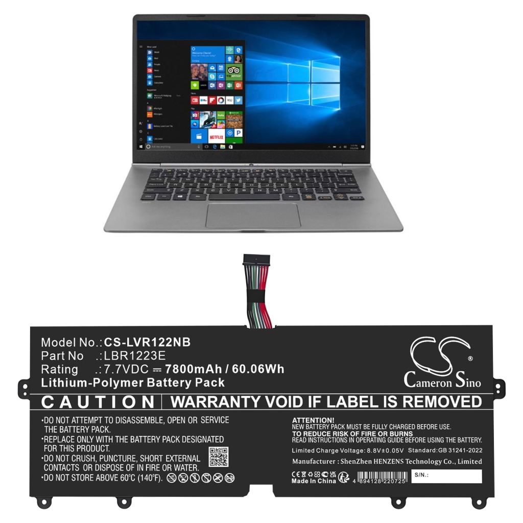 Baterii pentru laptop LG Gram 15Z970-T.AA5WK (CS-LVR122NB)