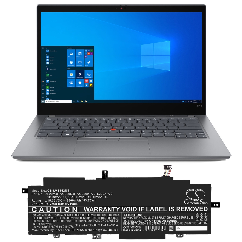 Baterii pentru laptop Lenovo TP00131B (CS-LVS142NB)