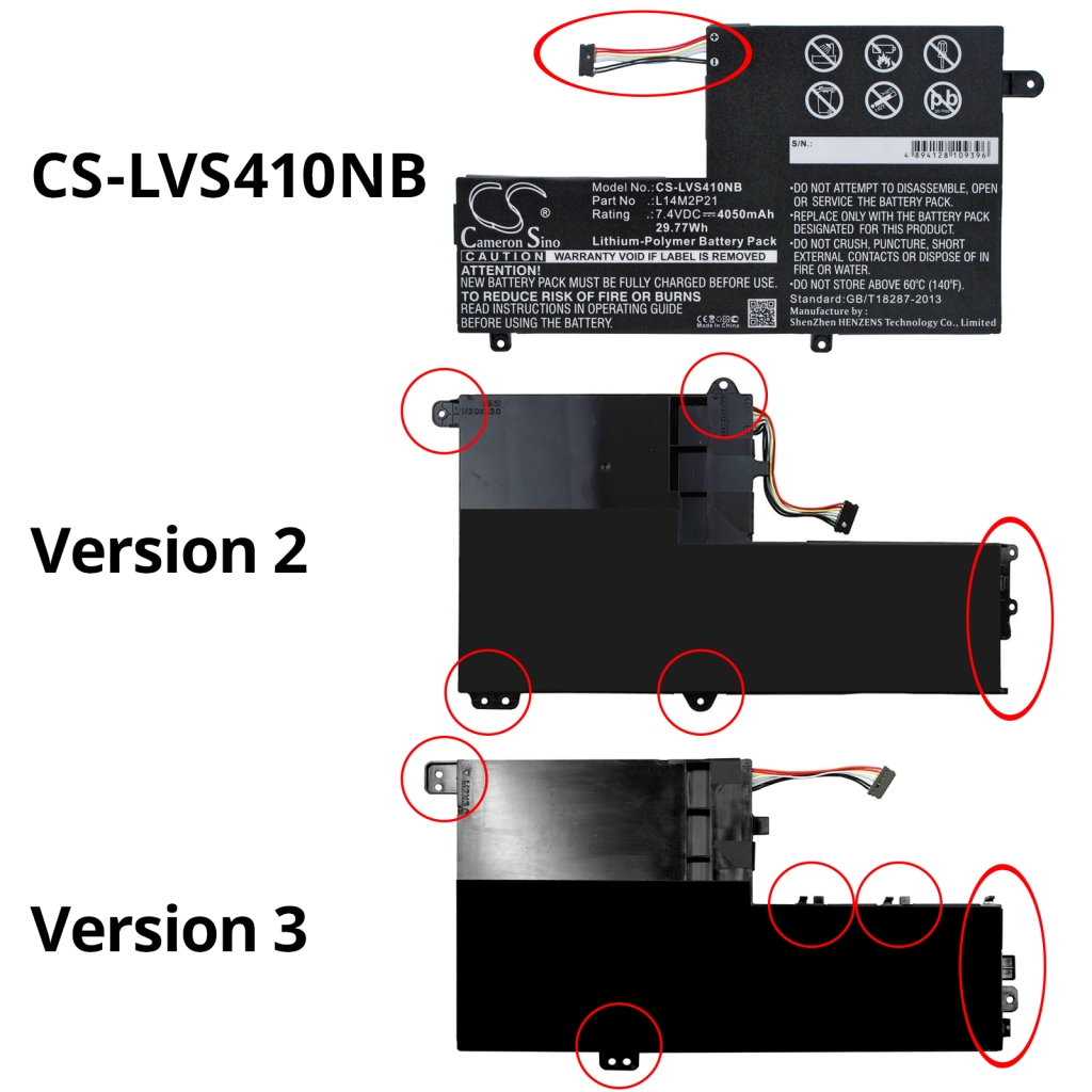 Battery Replaces 5B10K10182