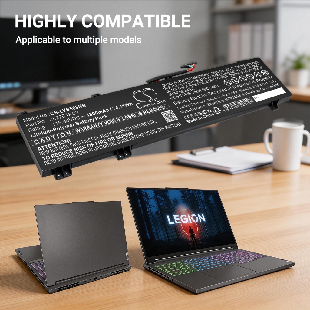 Baterie compatibil cu Lenovo CS-LVS568NB