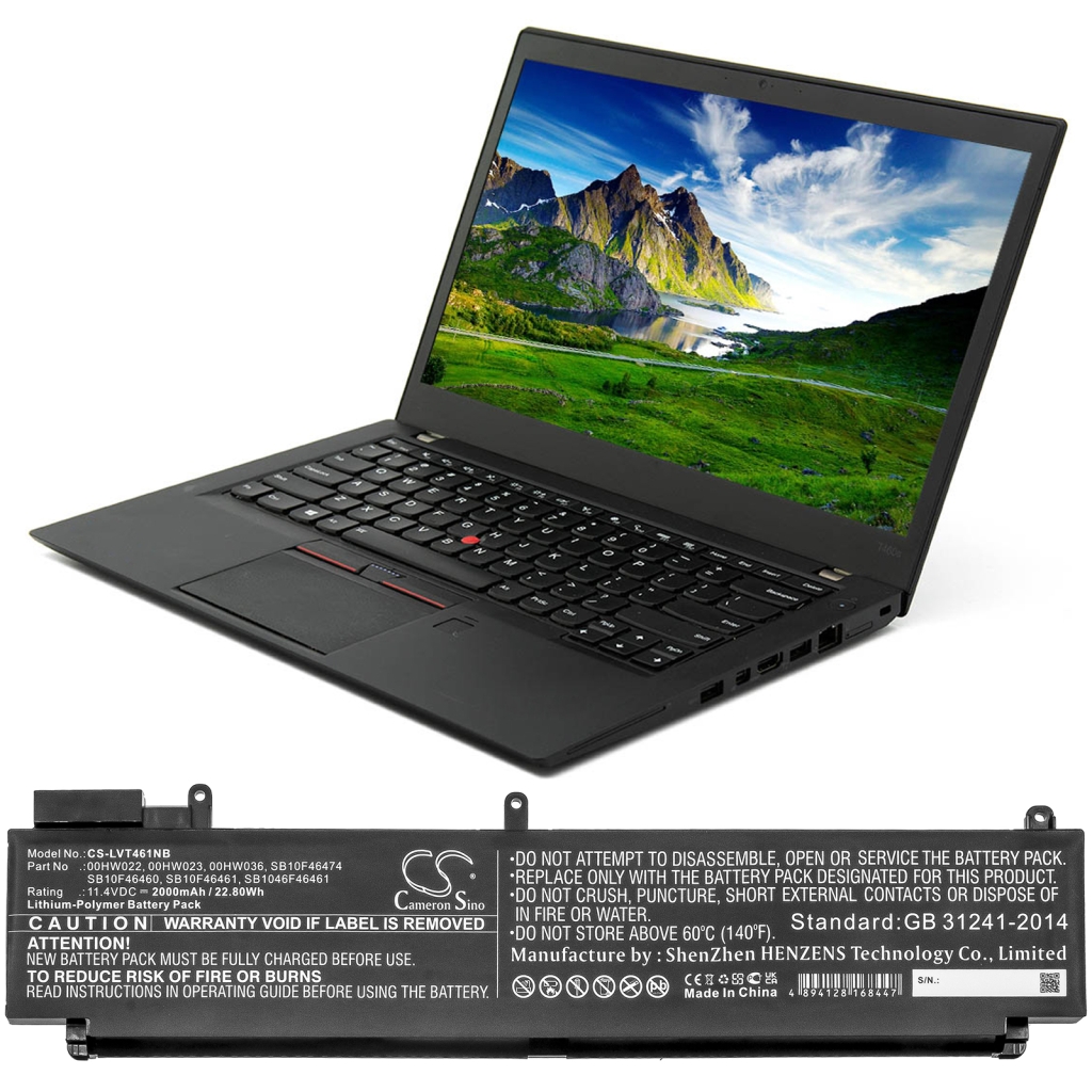 Notebook battery Lenovo ThinkPad T470s (20HF0000GE)