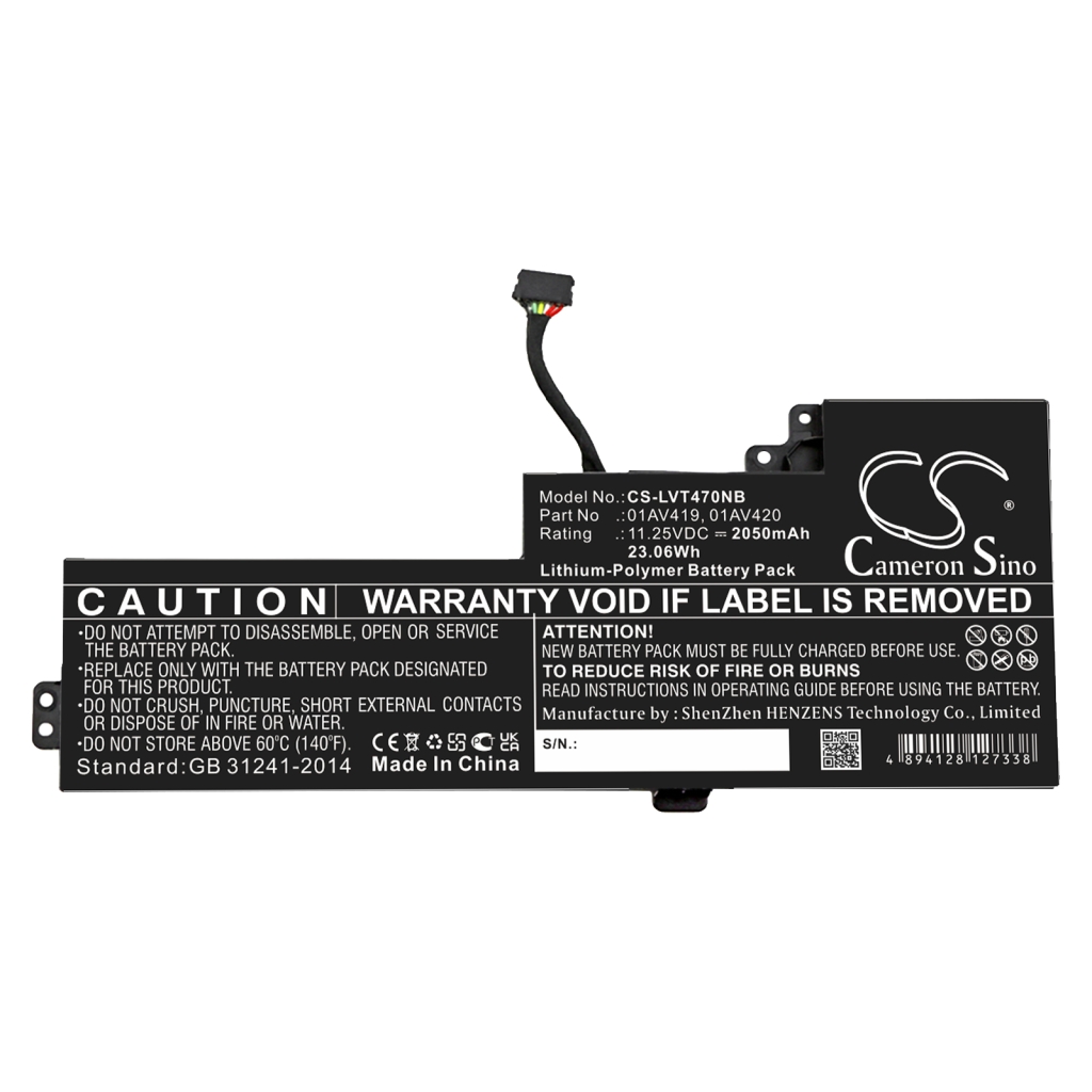 Baterii pentru laptop Lenovo ThinkPad T480(20L5001TCD) (CS-LVT470NB)