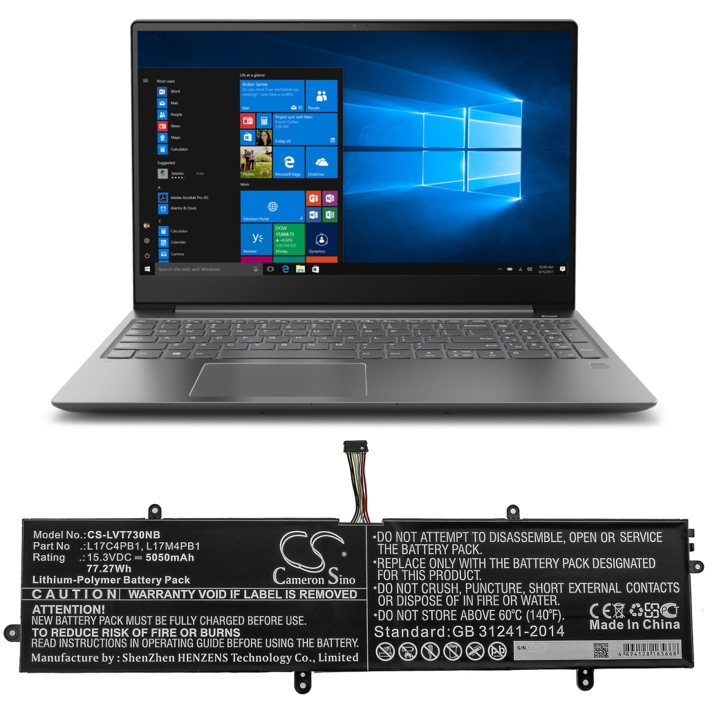 Baterii pentru laptop Lenovo Ideapad 720s touch-15ikb (CS-LVT730NB)