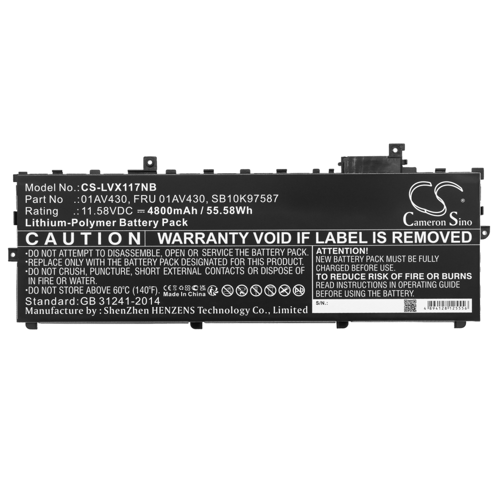 Baterii pentru laptop Lenovo TP X1-20KGSC3A00 (CS-LVX117NB)