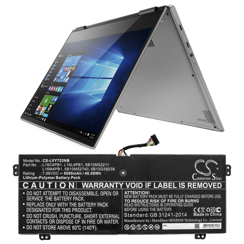 Baterii pentru laptop Lenovo Yoga 730-13IKB(81CT0018MZ) (CS-LVY723NB)