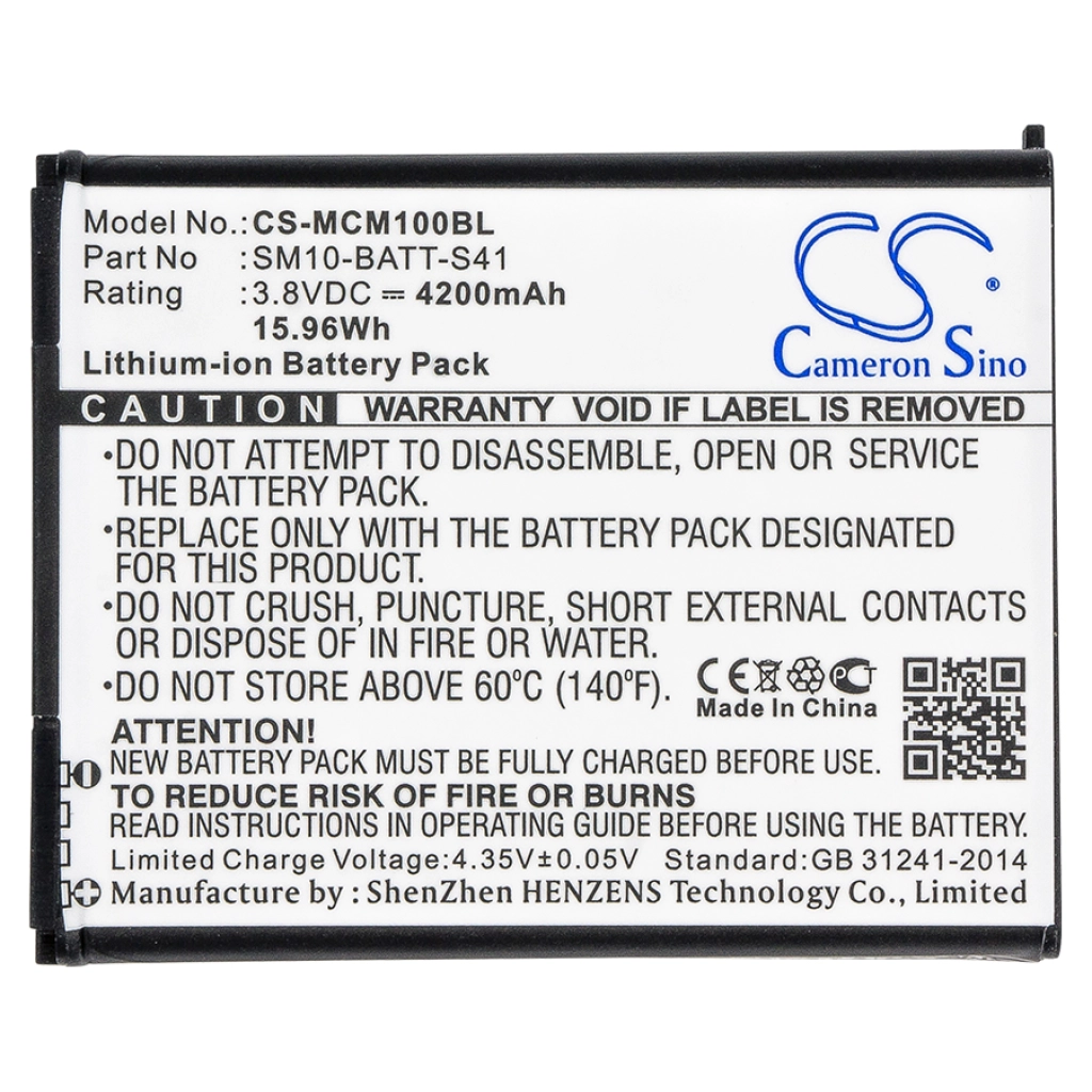 Baterie cod de bare, scanner M3 Mobile CS-MCM100BL
