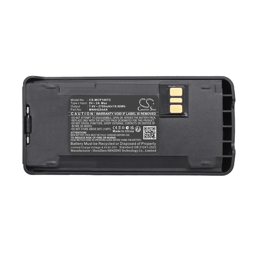 Baterie compatibil cu Motorola CS-MCP186TC