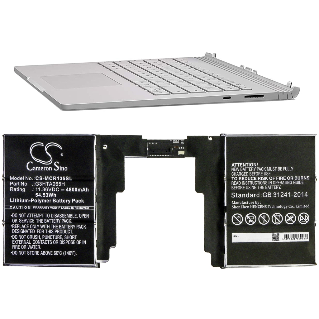 Baterie tabletă Microsoft Surface Book 3 13.5 Keyboard (CS-MCR135SL)