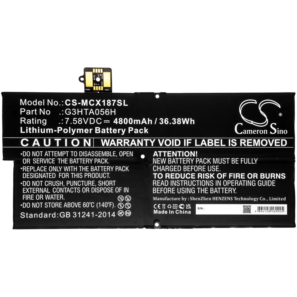 Baterie tabletă Microsoft Surface Pro X 1876 (CS-MCX187SL)