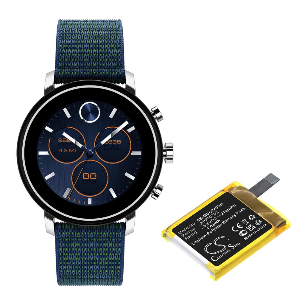 Baterie smartwatch Movado CS-MDC240SH