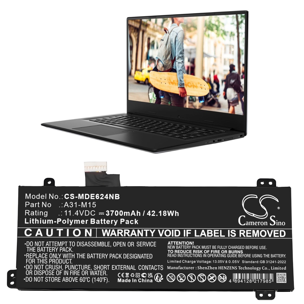 Baterii pentru laptop Medion Akoya E6248(MD 61766 MSN 30028355) (CS-MDE624NB)