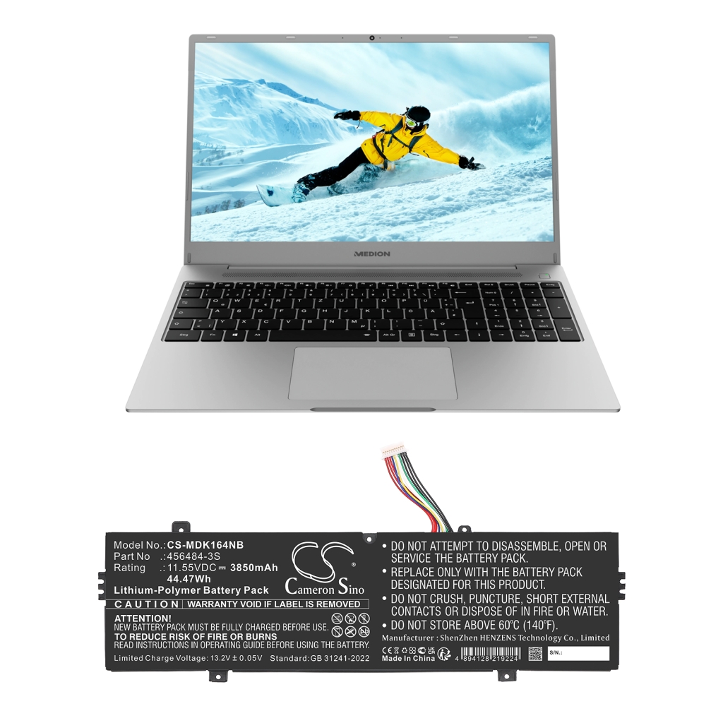 Baterii pentru laptop Medion Akoya E15408 (NS15IC) (CS-MDK164NB)