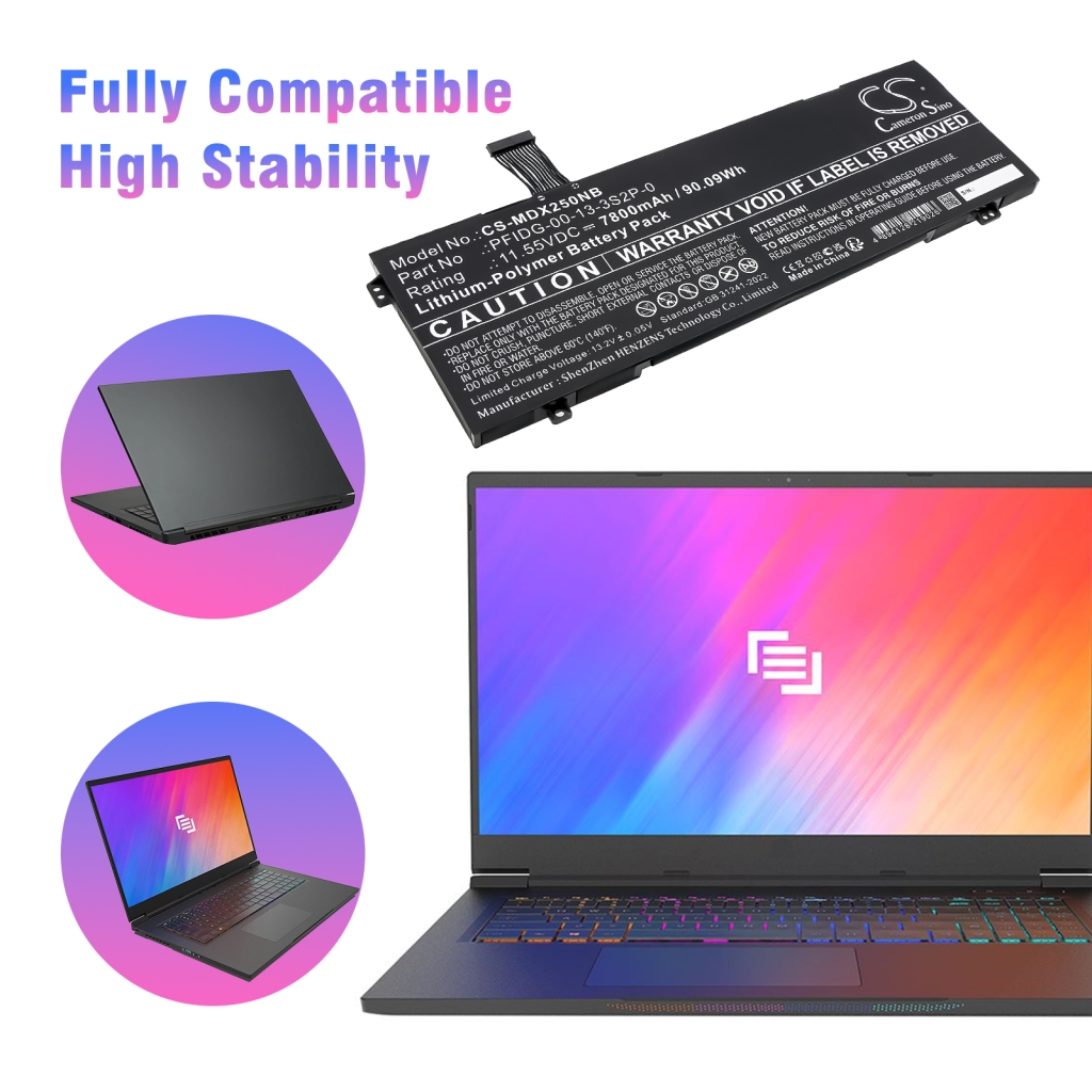Baterii pentru laptop Maingear Vector Pro MG-VCP17 (CS-MDX250NB)