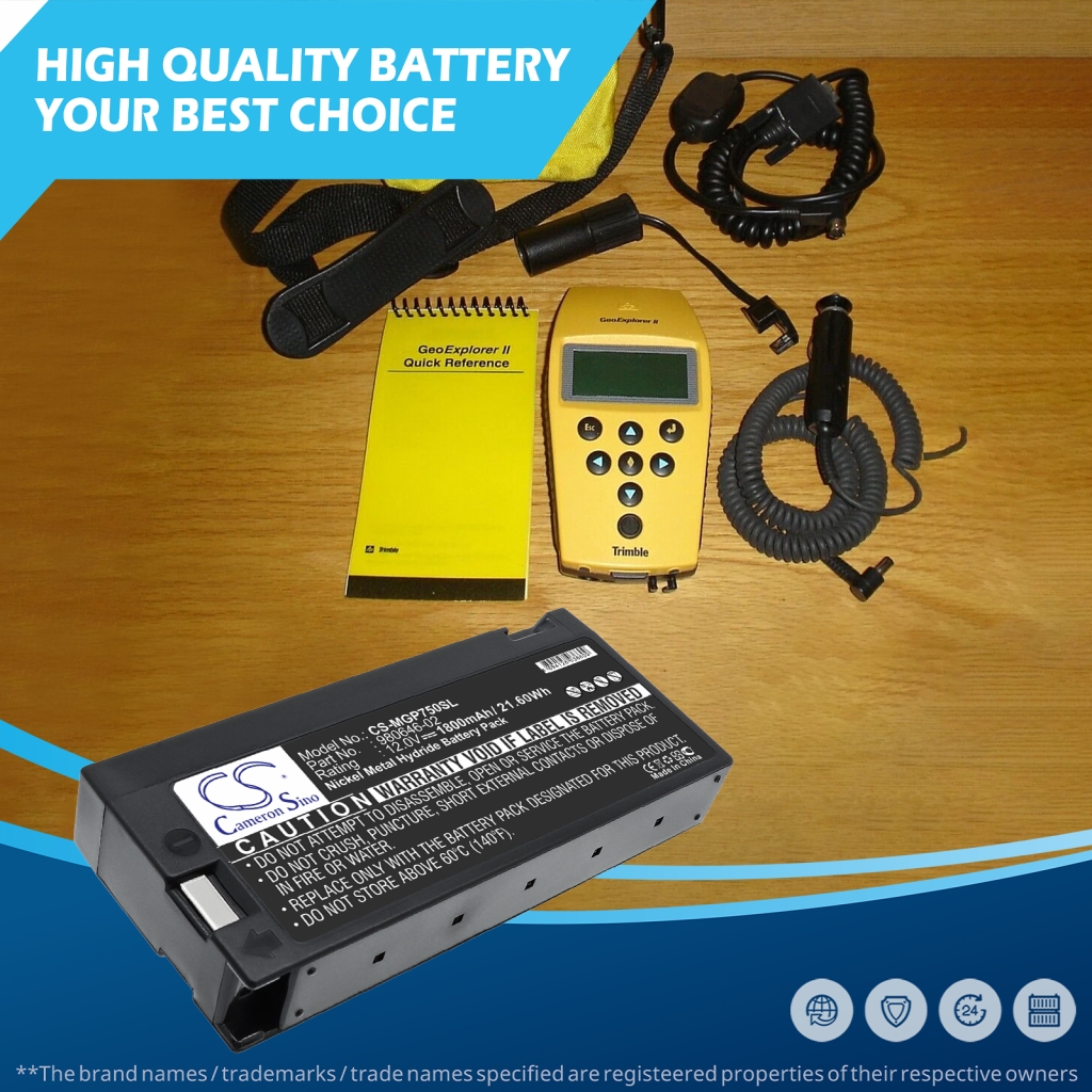 Baterie compatibil cu Magellan Trimble CS-MGP750SL