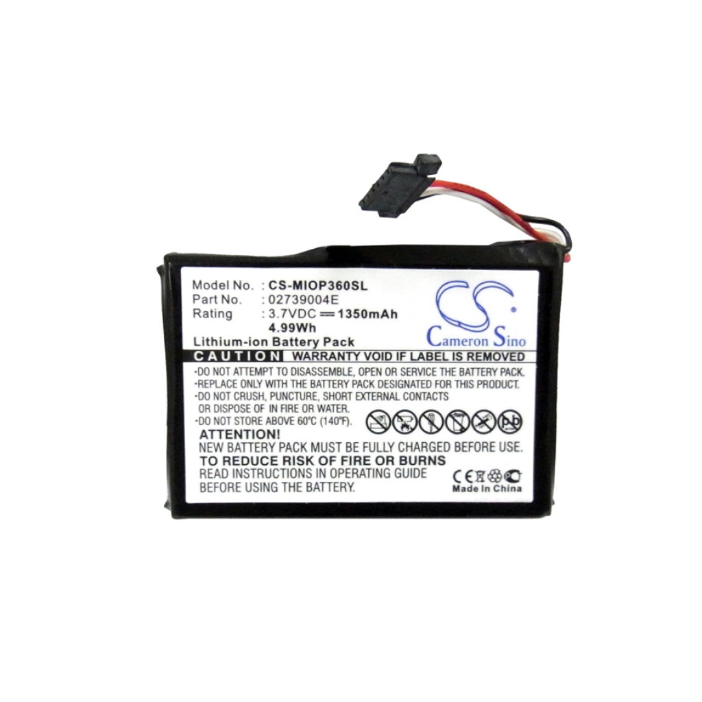 Baterie GPS, Navigator Mitac CS-MIOP360SL
