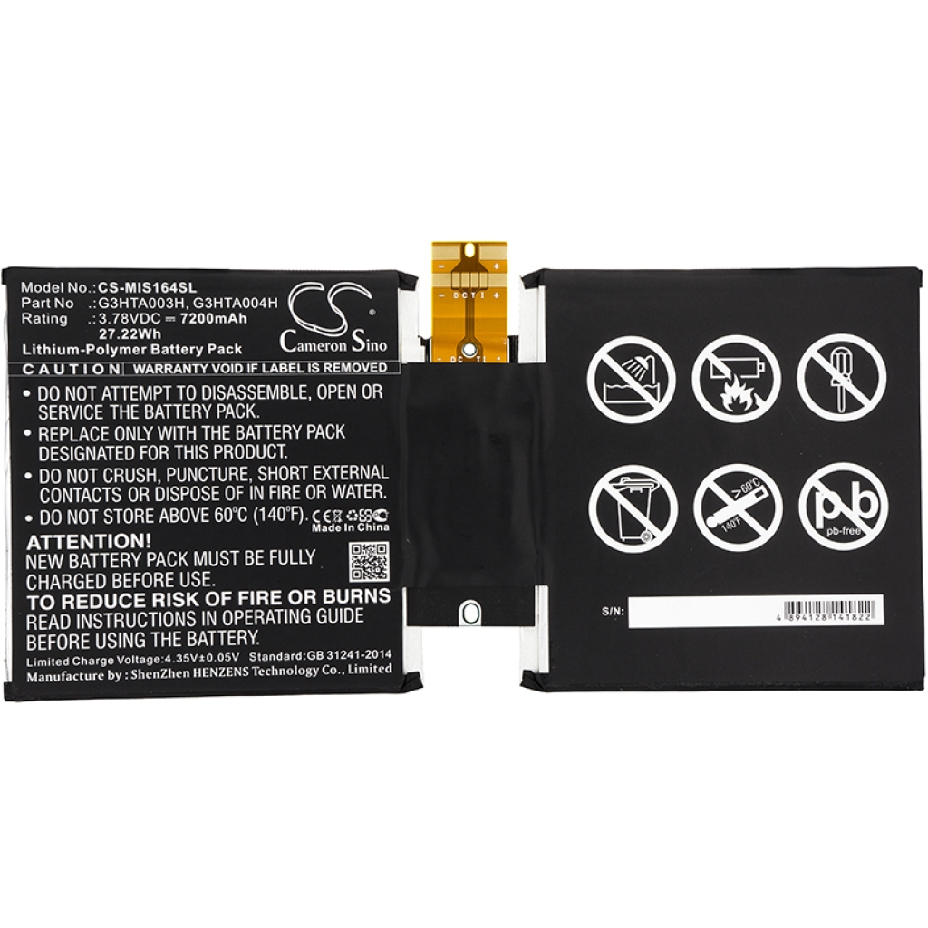Baterie tabletă Microsoft Surface 3 1645 (CS-MIS164SL)