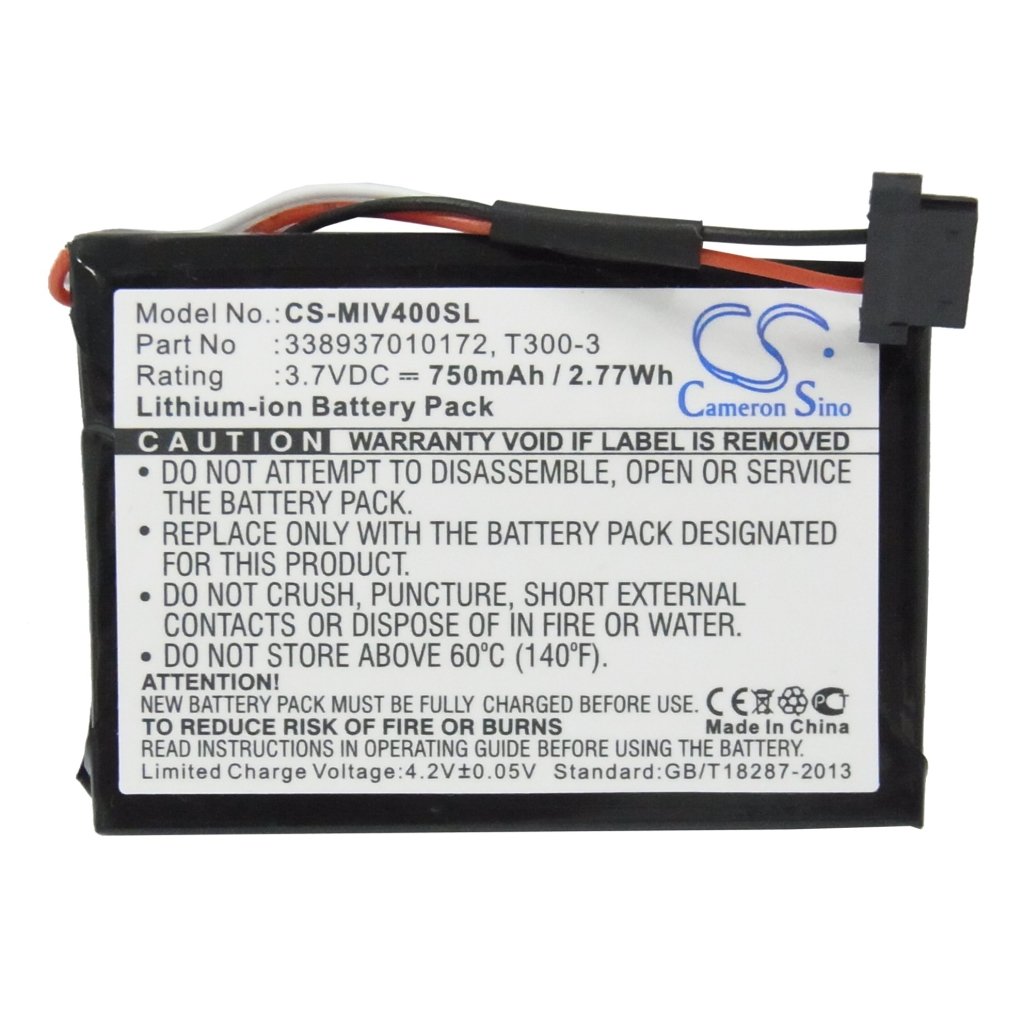 Înlocuire compatibilă pentru bateria Mitac 338937010172,T300-3