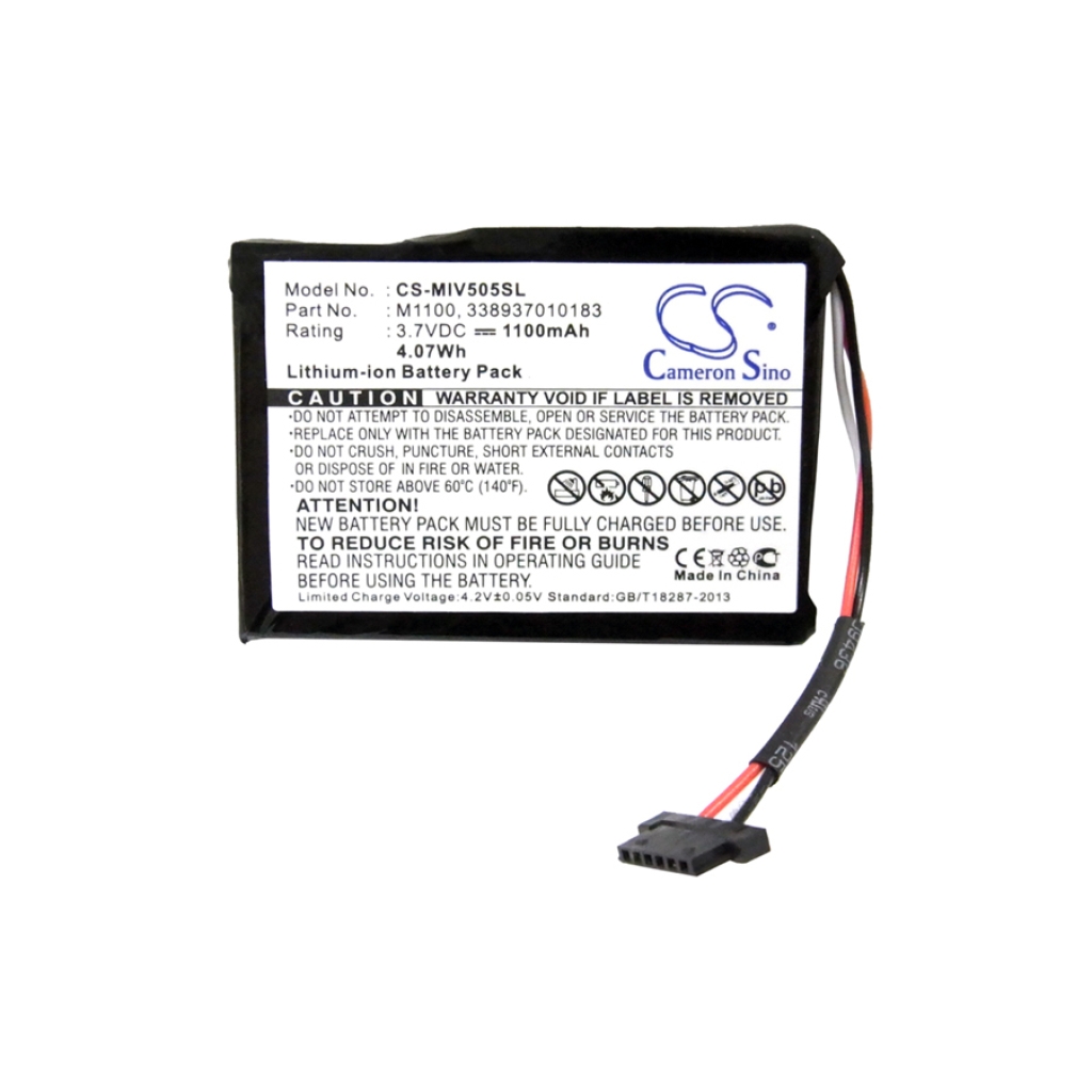 Înlocuire compatibilă pentru bateria Mitac 338937010183,M1100