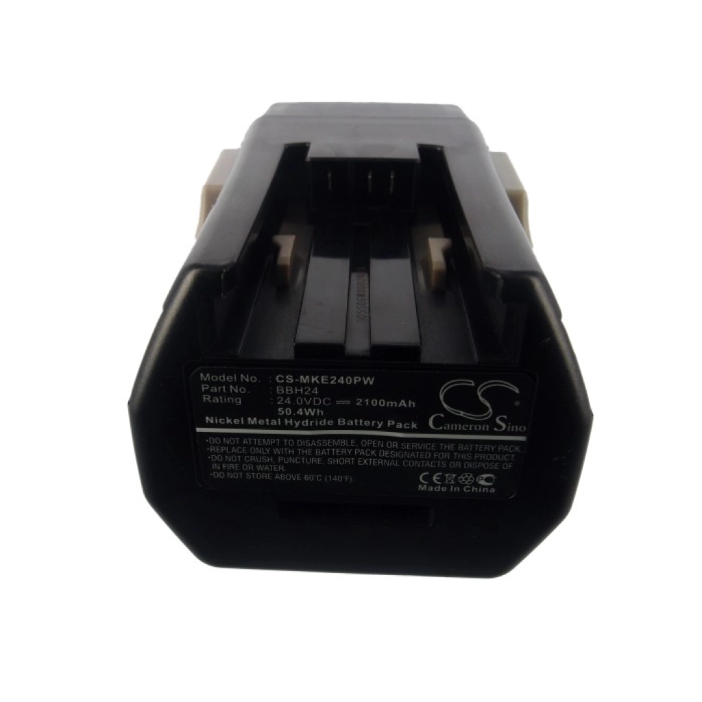 Compatible battery replacement for Milwaukee BBH24